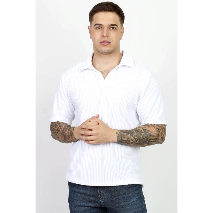 Camisa Resort Polo Sem Botão Aveludada Malha Towel... - CHIEREGATO OUTLET