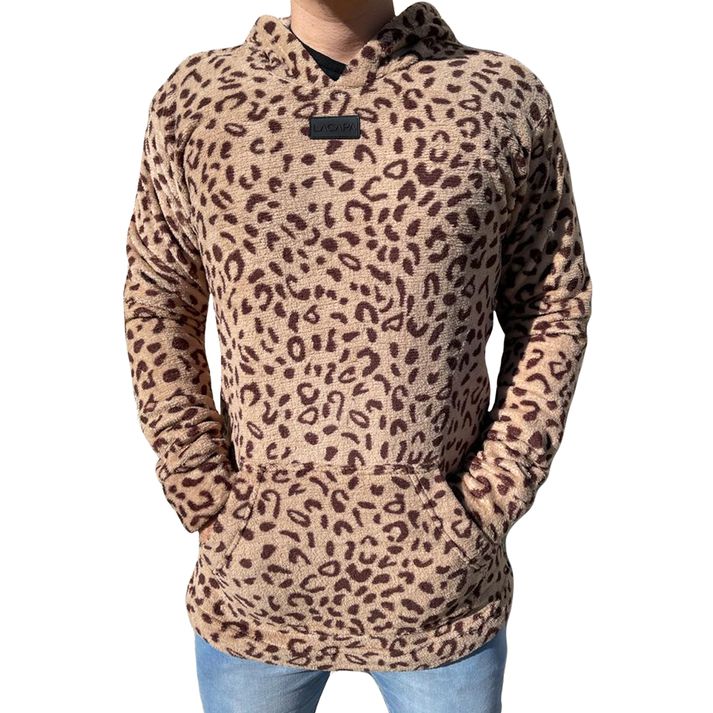 Casaco Moletom Pelinho Masculino C/ Capuz Animal P... - CHIEREGATO OUTLET