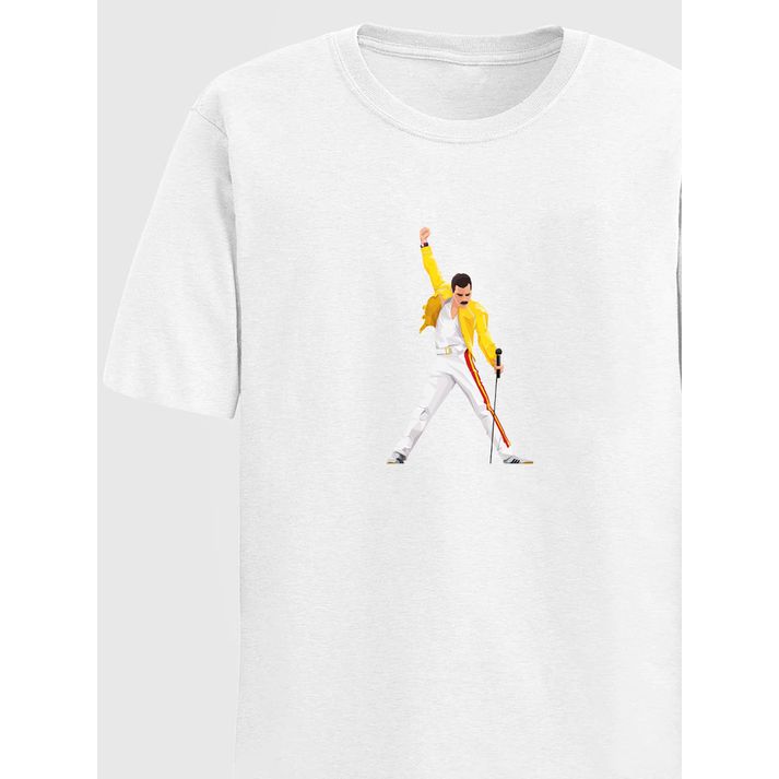 Camiseta Estampada Freddie Mercury Queen Rock - Br... - CHIEREGATO OUTLET