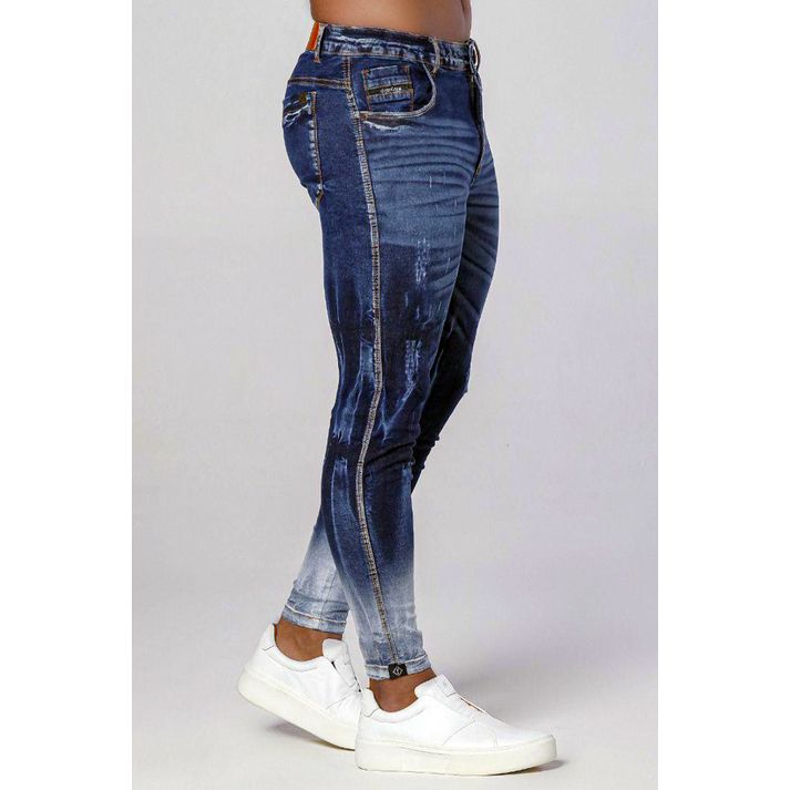 Calça Jeans Skinny Masculina Codi Jeans Manchada D... - CHIEREGATO OUTLET
