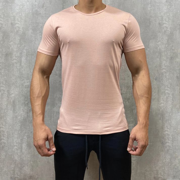 Camiseta Slim Fit Gola Redonda Manga Curta Masculi... - CHIEREGATO OUTLET