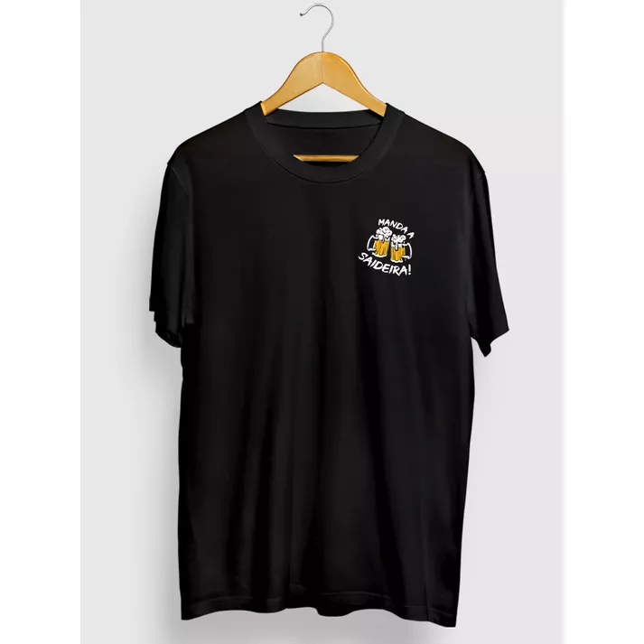 Camiseta Estampada Manda a Saideira! - CHIEREGATO OUTLET