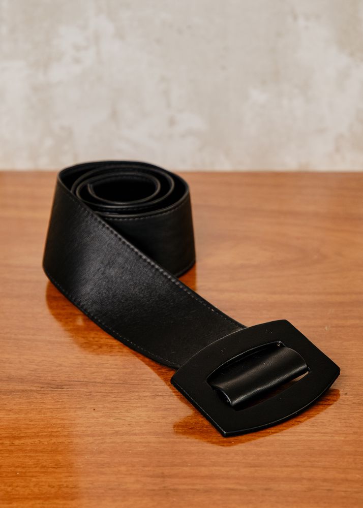 Cinto De Couro Preto