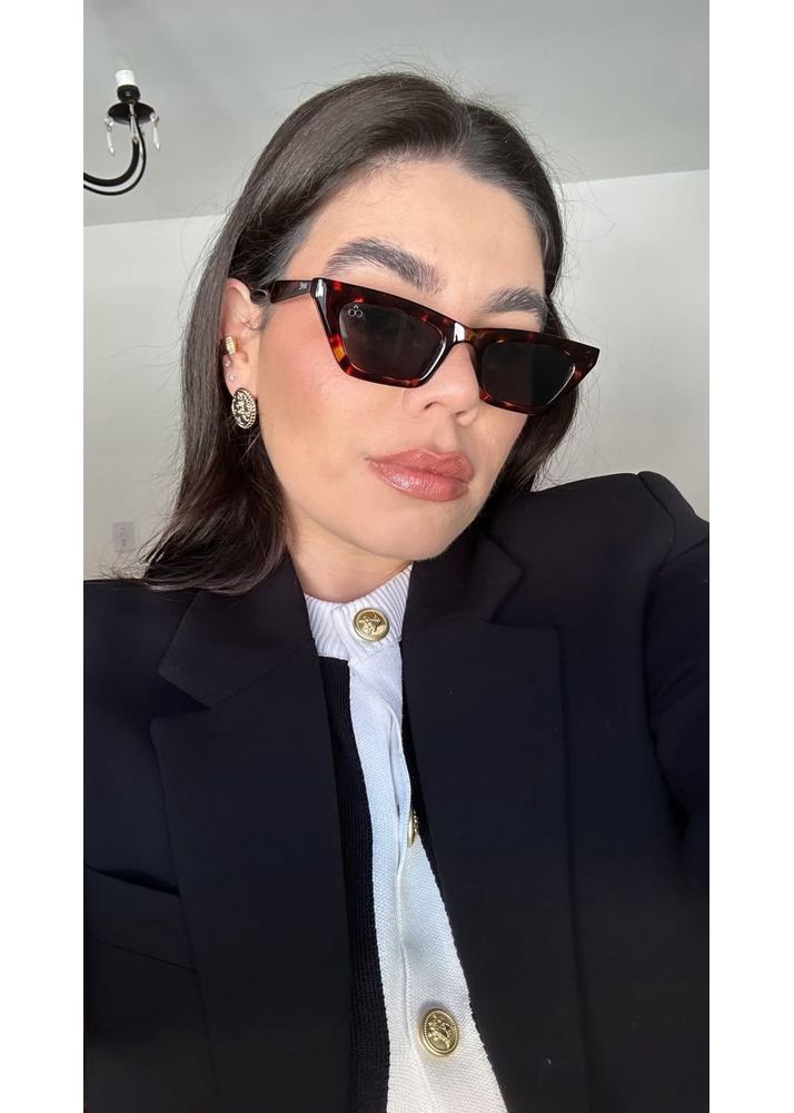 Óculos Cat Eye Melissa Animal Print Mafê