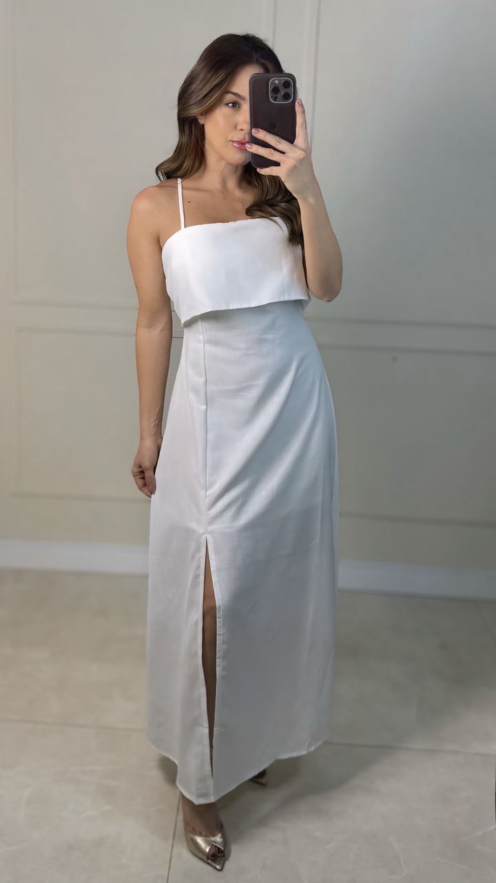 Vestido Clara Off White - 0001580030 - Jessica Lino Store
