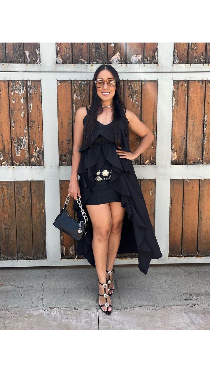 Bata Boho Chic Dalila Preta - MHA VIANA STORE