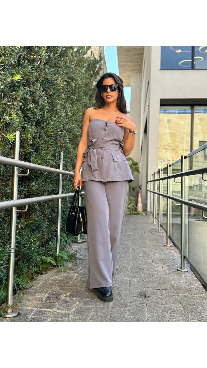 Conjunto Deborah Cinza - MHA VIANA STORE