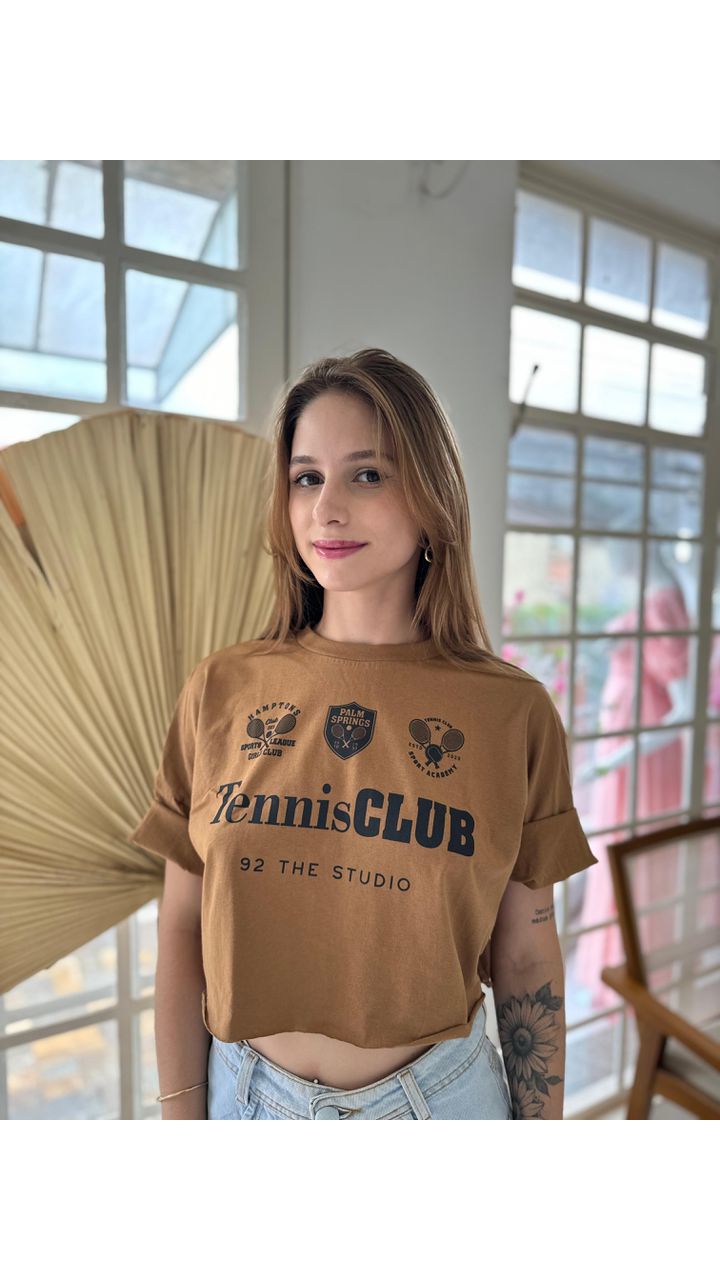 T-shirt Cropped Tennis Club - MHA VIANA STORE