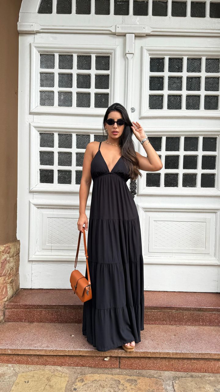 Vestido Eliza Preto - MHA VIANA STORE