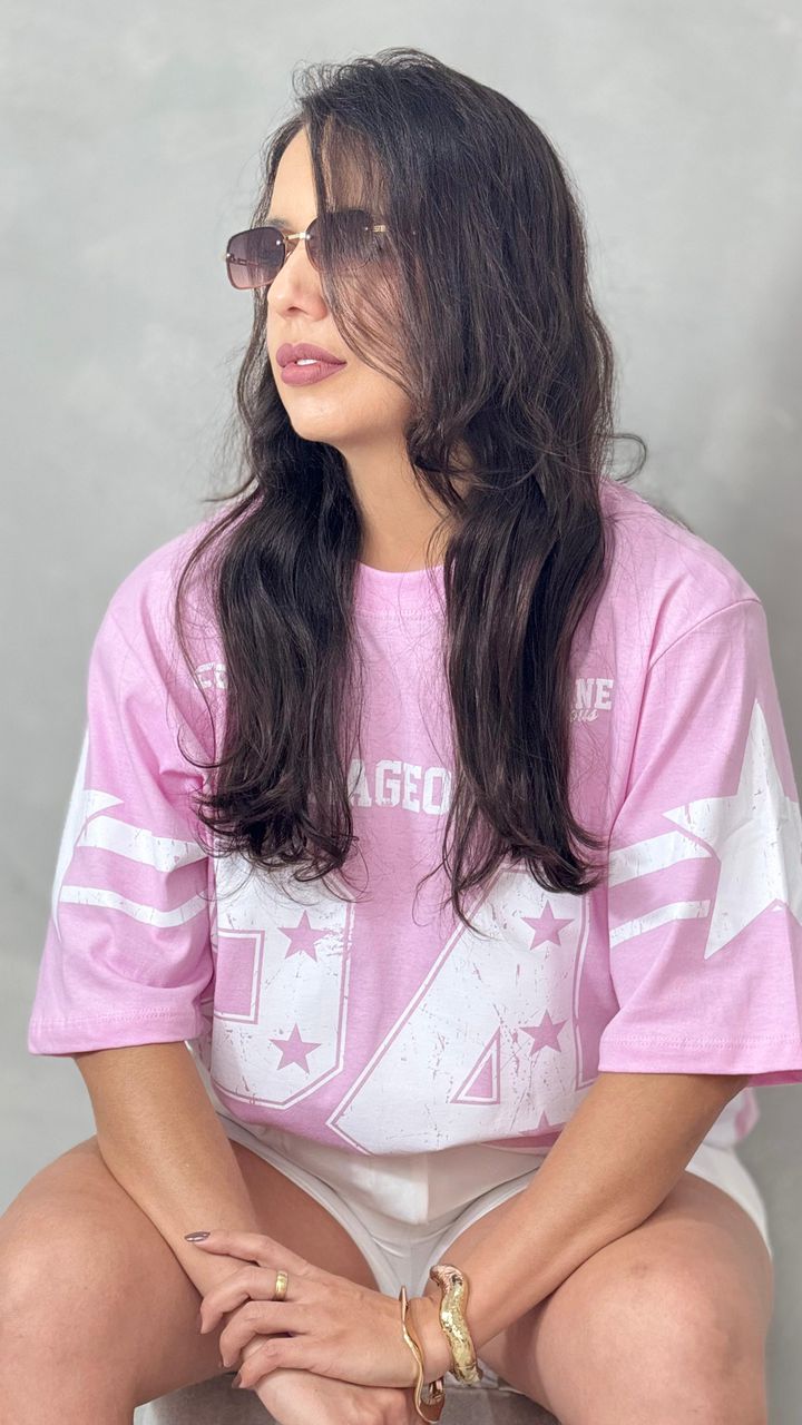  Max T- Shirt Rosa - MHA VIANA STORE