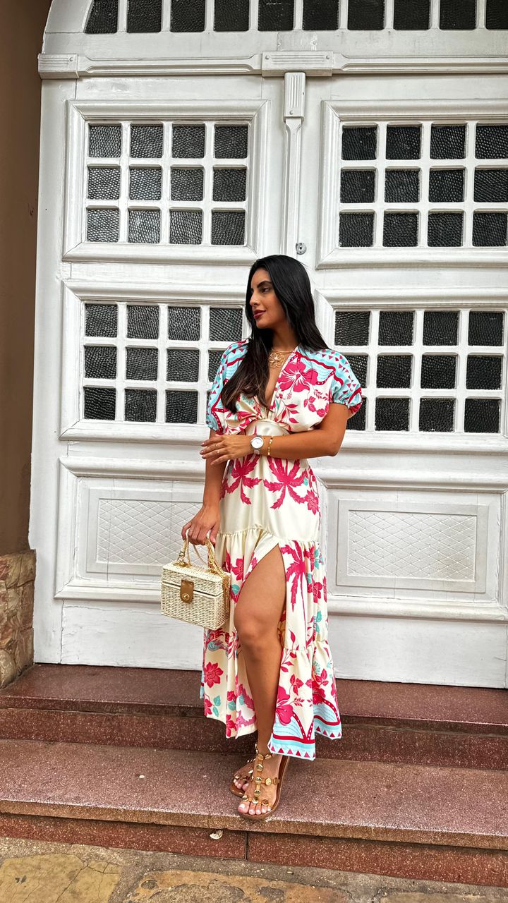 Vestido Alana Floral - MHA VIANA STORE