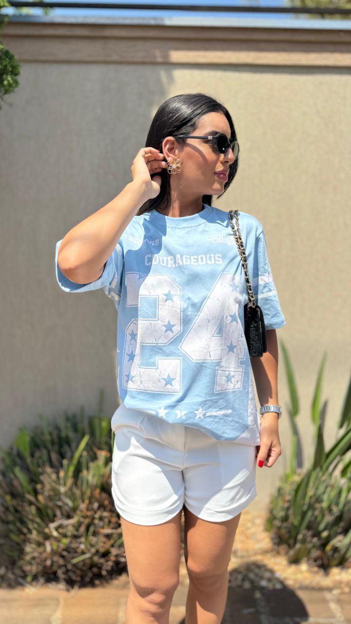 Max T-Shirt Azul Bebê - MHA VIANA STORE