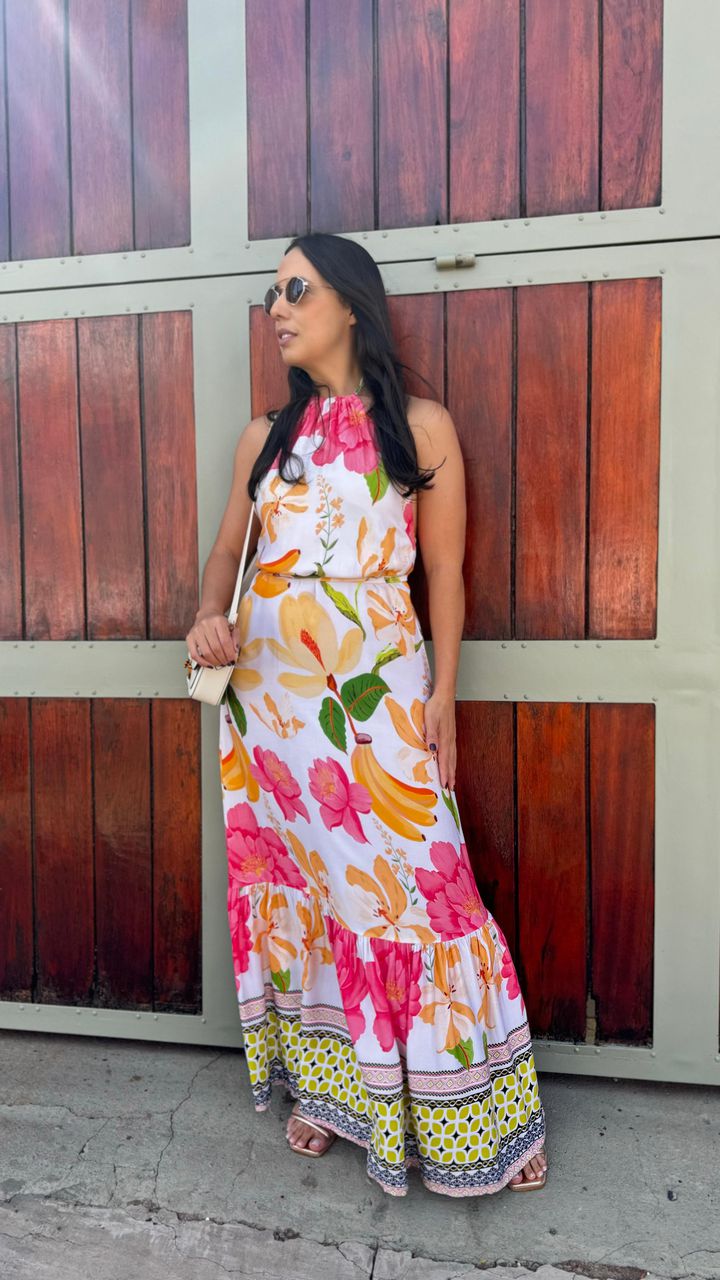 Vestido Giovana Floral - MHA VIANA STORE