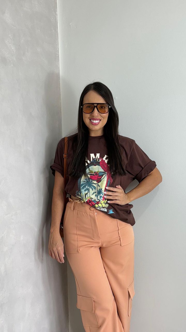 Max T-Shirt Farm Rio Marrom - MHA VIANA STORE