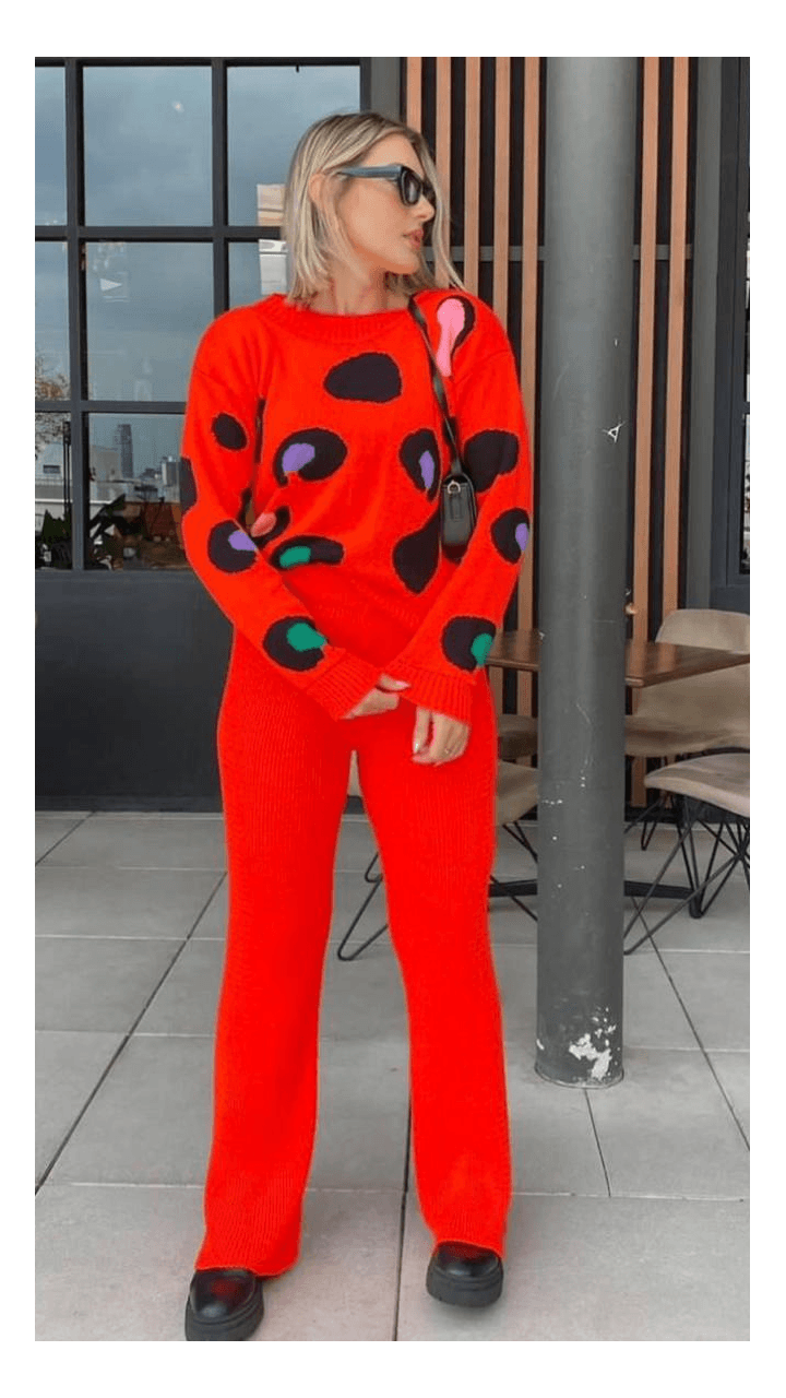 CONJUNTO SAMARA LARANJA - LILIES STORE