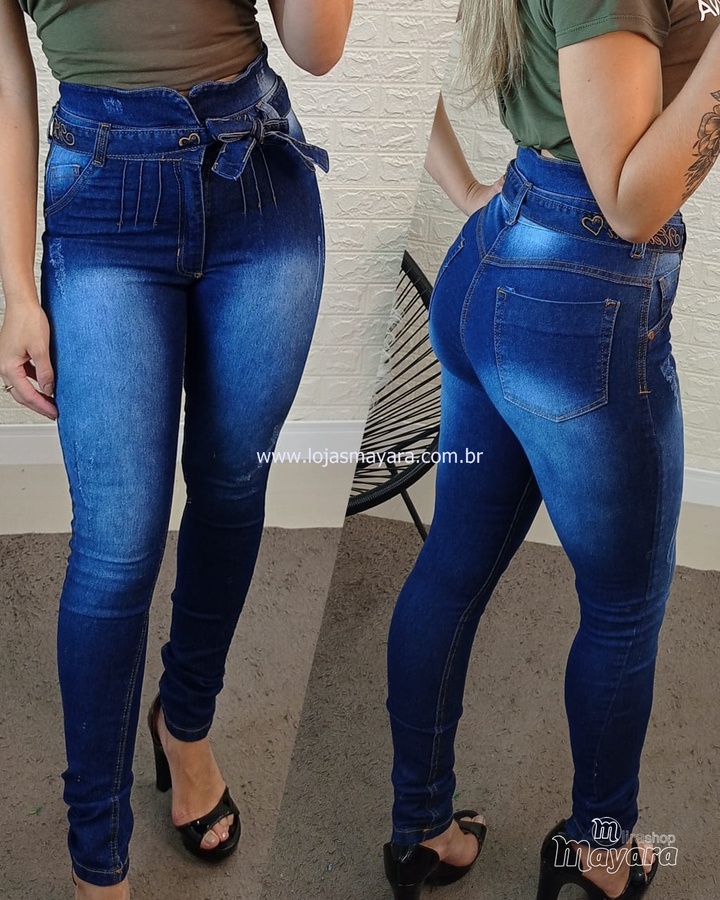 Calça Jeans Melinda | Com Cinto