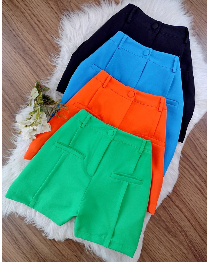 Shorts Alfaiataria Verde - mayara lira shop ® 