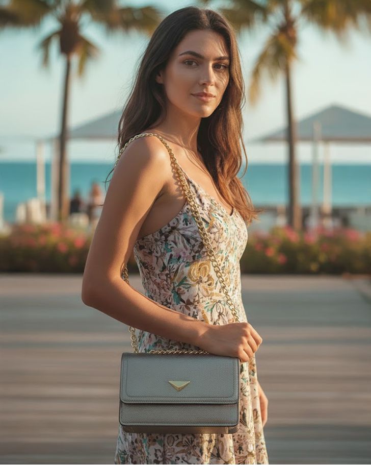 Bolsa Com Carteira Ana Julia - Silver 