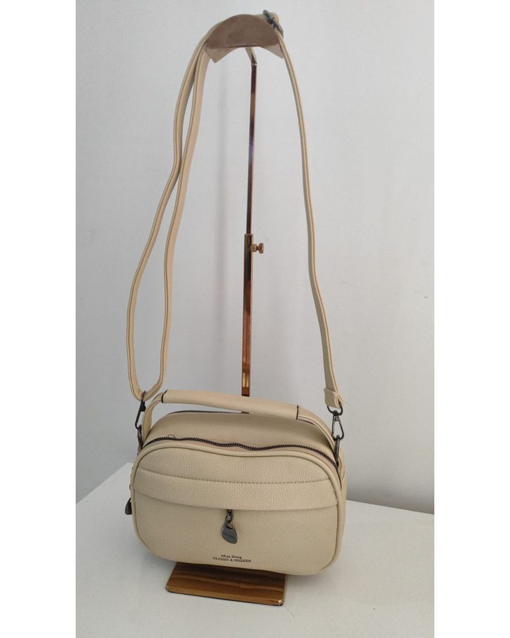 Bolsa Transversal Media - Bege
