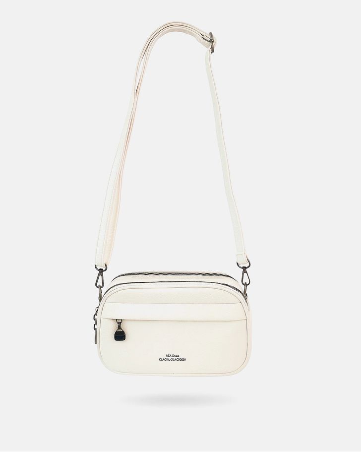 Bolsa Transversal Media Melissa- Off White