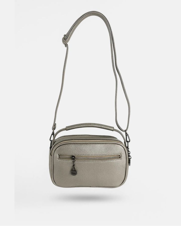 Bolsa Transversal Media - Prata