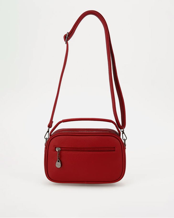 Bolsa Transversal Media Melissa- Vermelha 
