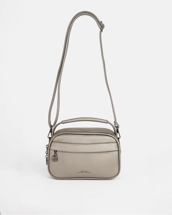Bolsa Transversal Media Melissa- Prata