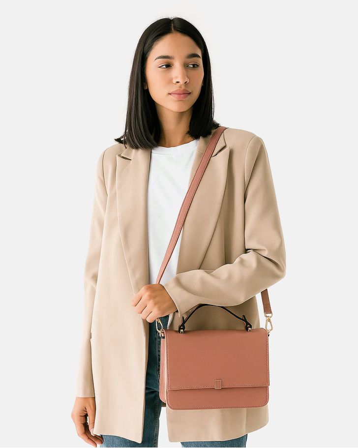 Bolsa Transversal Jhenifer - Rose