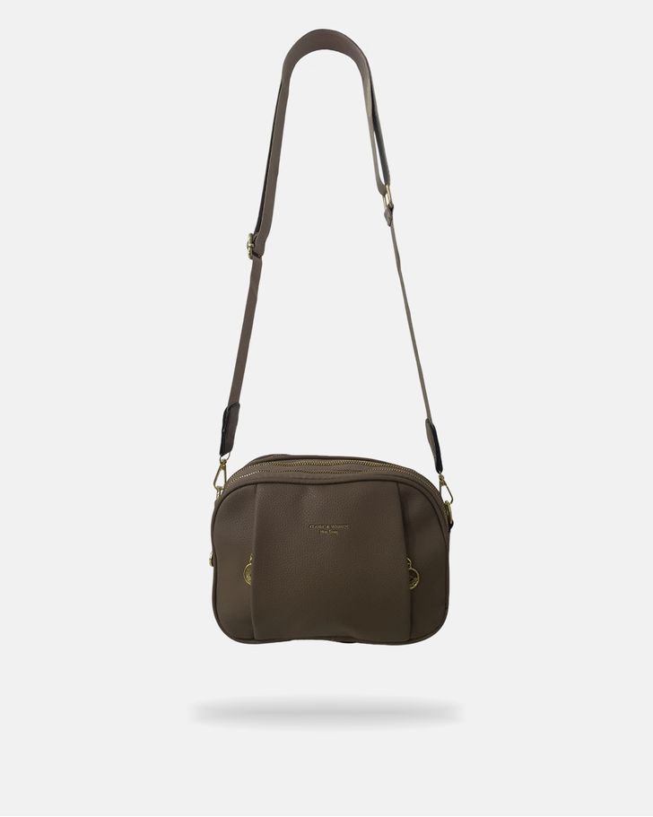 Bolsa Transversal Regina - Dark Brown