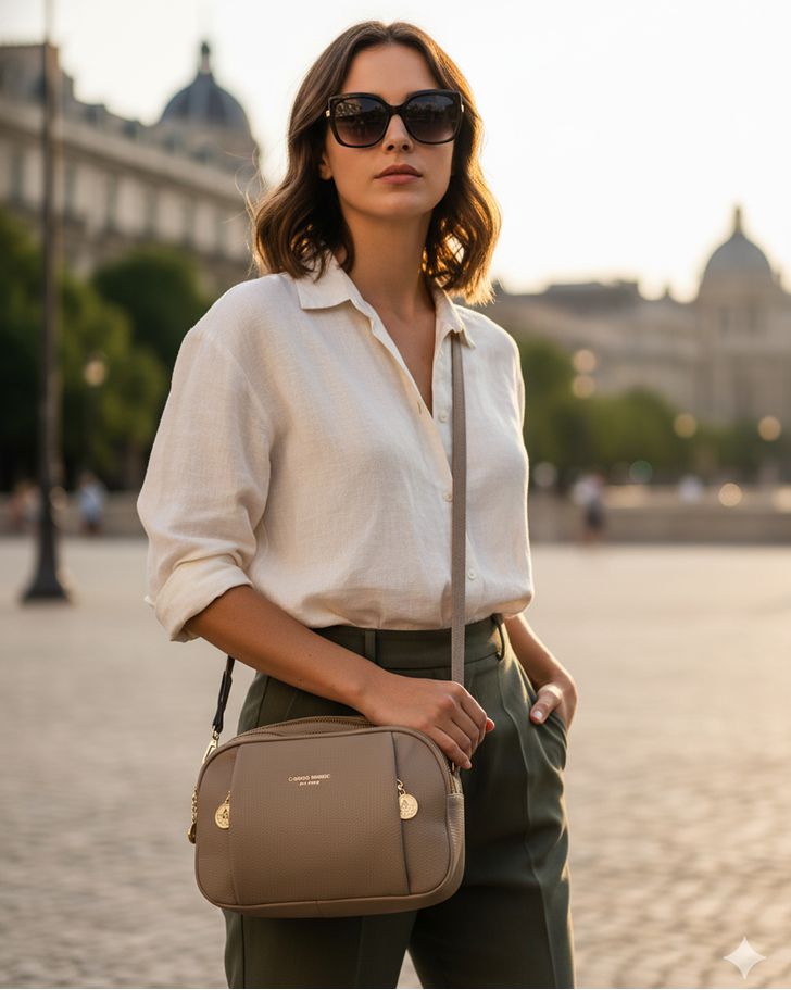 Bolsa Transversal Regina - Khaki