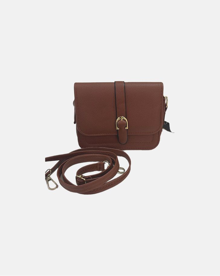 Bolsa Estruturada Pequena - Marrom