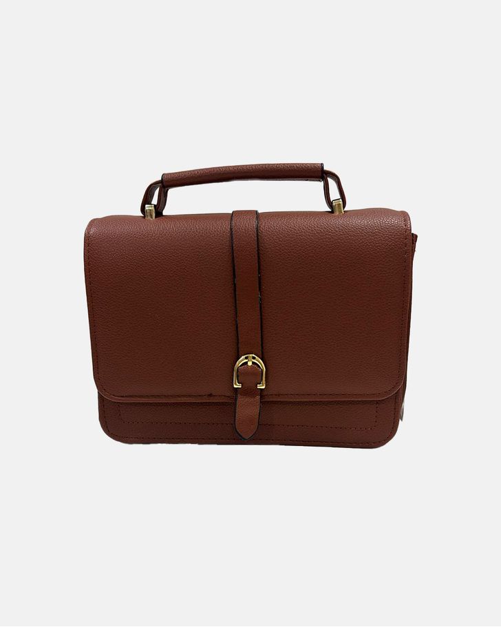 Bolsa Estruturada Grande - Marrom