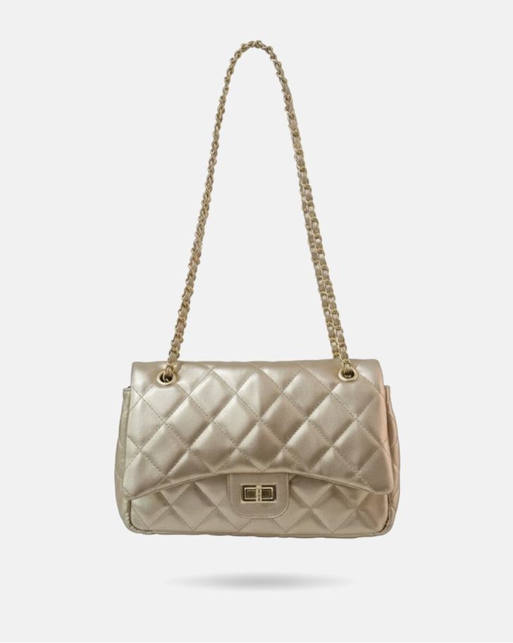 Bolsa Helena - Dourada 