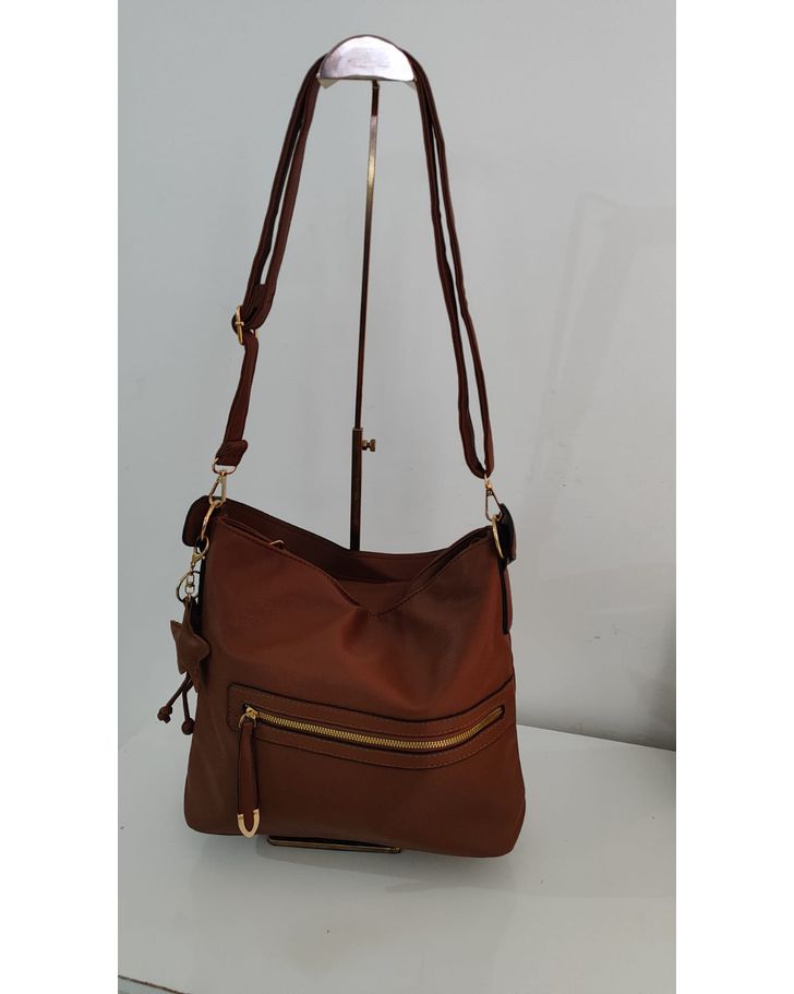 Bolsa De Mão Média Laura - Brown 