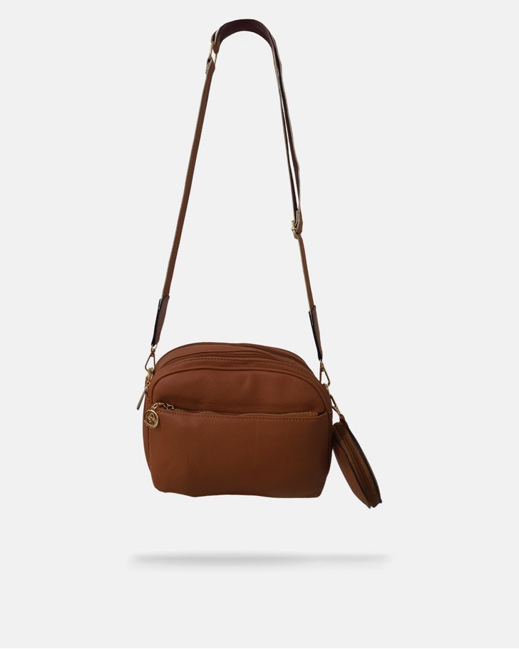 Bolsa Transversal Gisele - Brown 