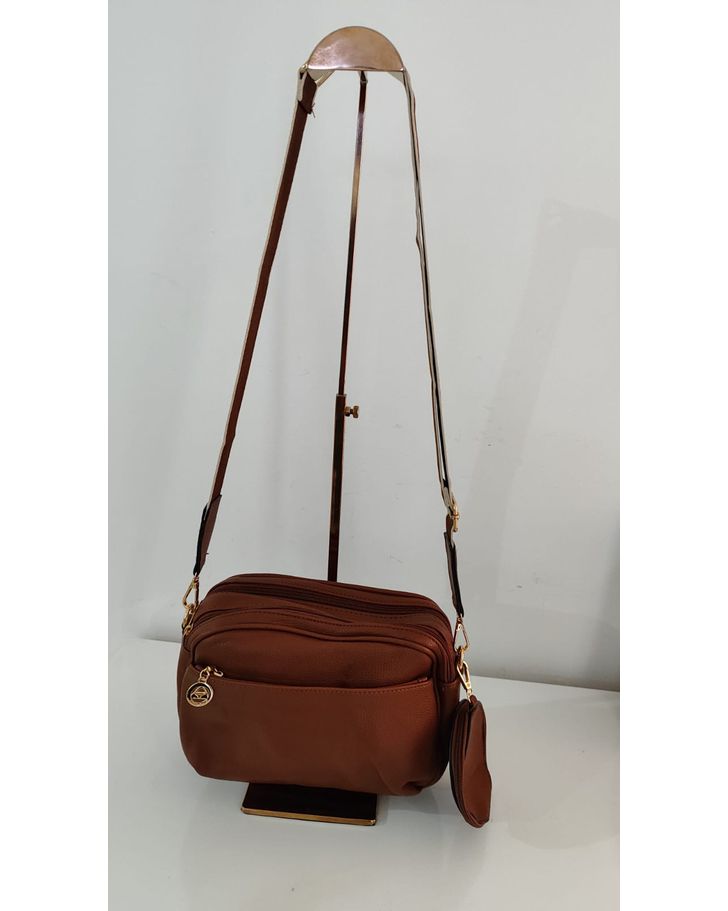 Bolsa Transversal Gisele - Brown 
