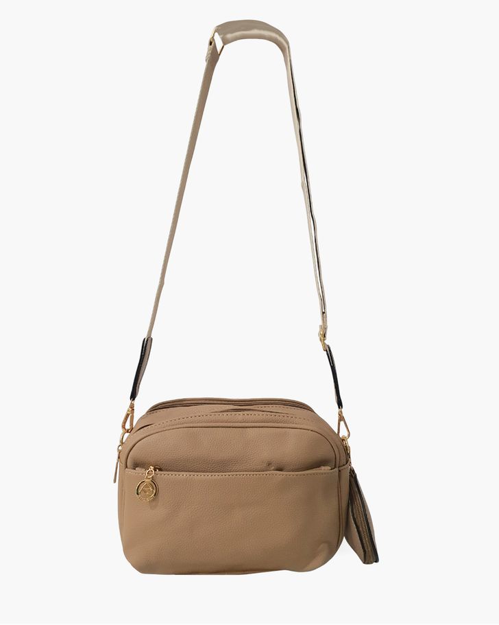 Bolsa Transversal Gisele - Camel