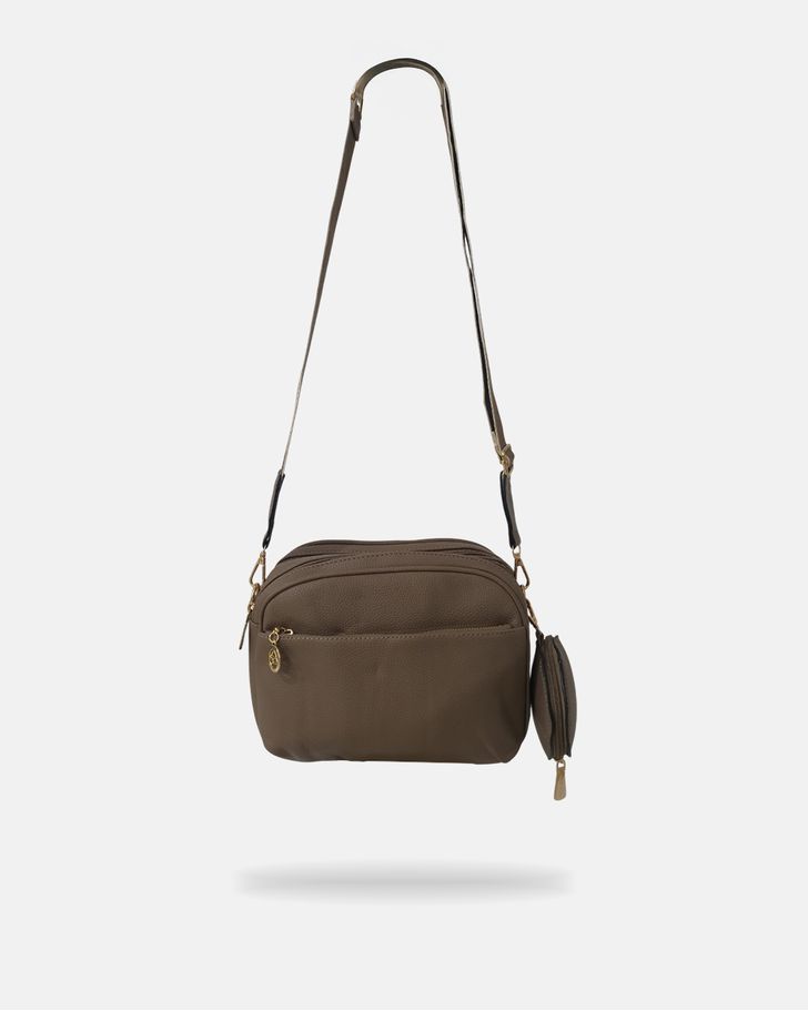 Bolsa Transversal Gisele - Dark Khaki