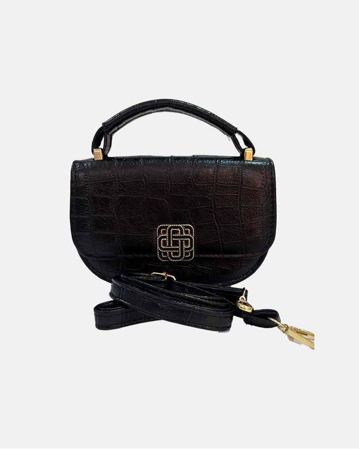 Bolsa Estruturada Pequena - Preta