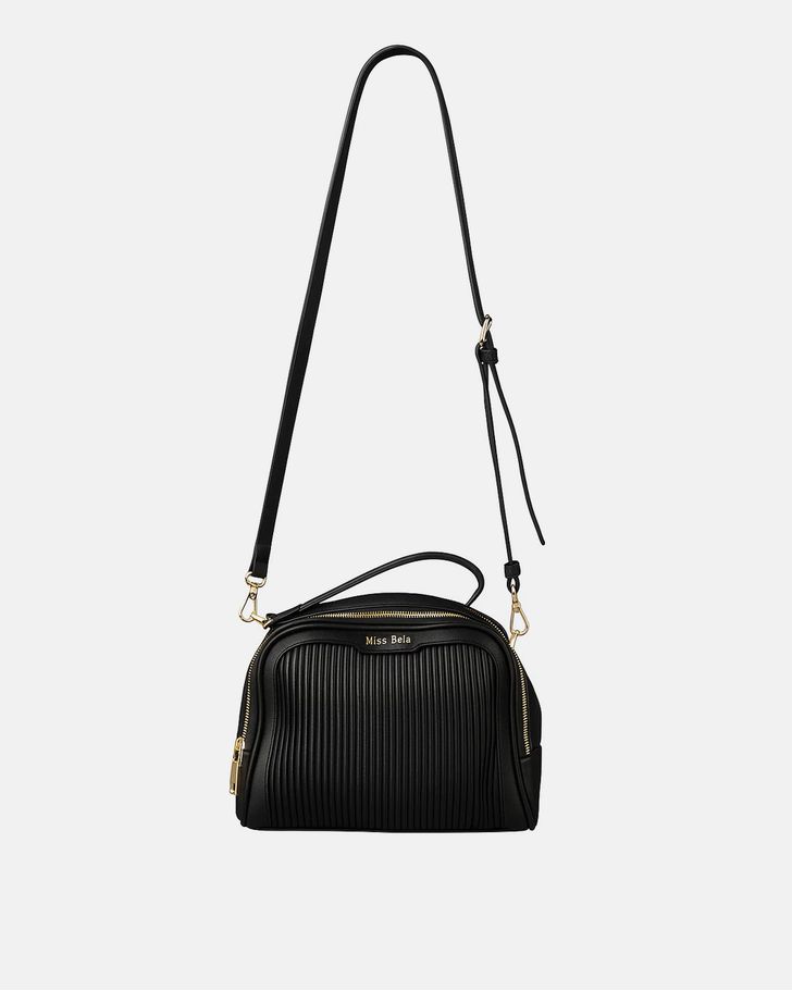 Bolsa Baú Transversal Lolla- Preta 