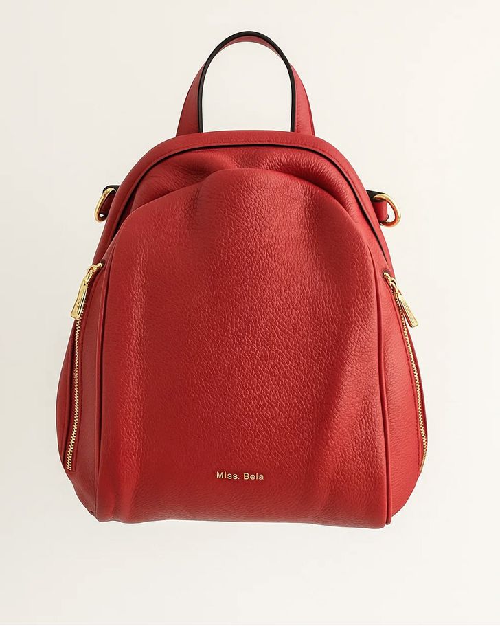 Mochila Média Ana - Vermelha 