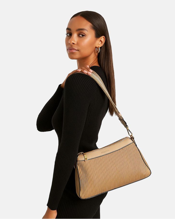 Bolsa Tiracolo Feminina Paula- Dourada