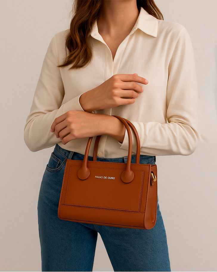 Bolsa Estruturada Feminina - Marrom