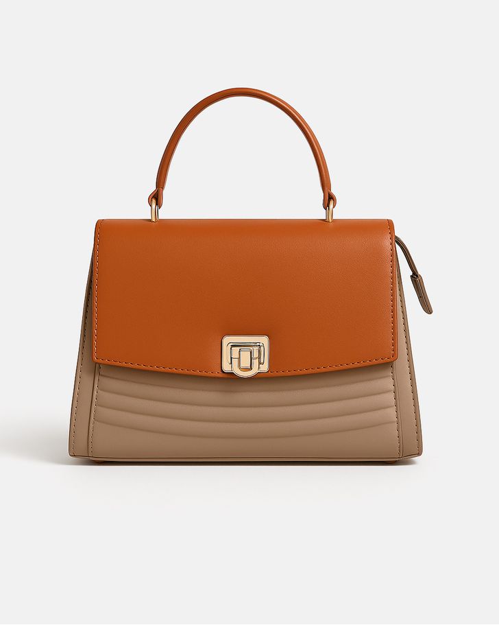 Bolsa Estruturada Feminina - Caramelo