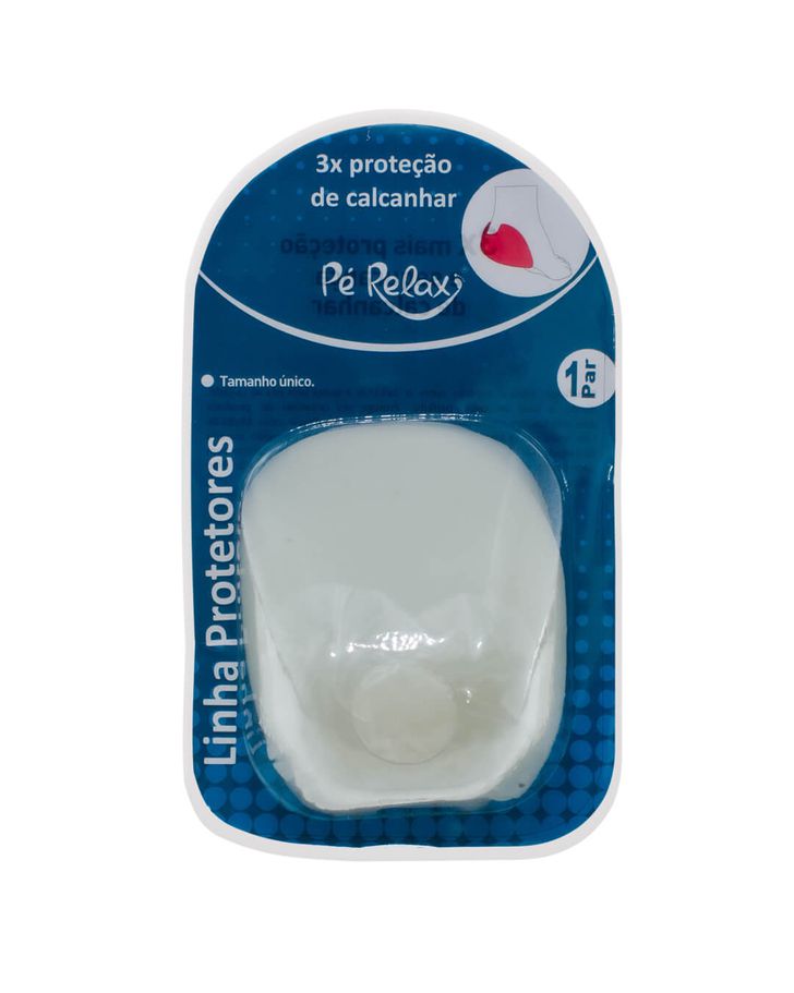 Calcanheira de Silicone - Protetor de Calcanhar Tripla Ação