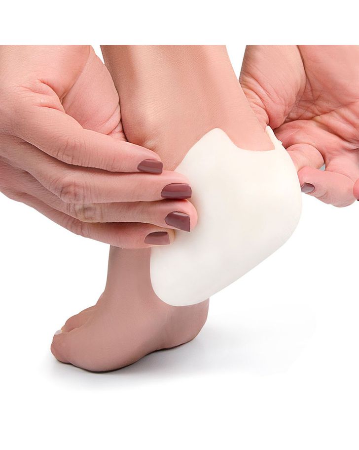 Calcanheira de Silicone - Protetor de Calcanhar Tripla Ação