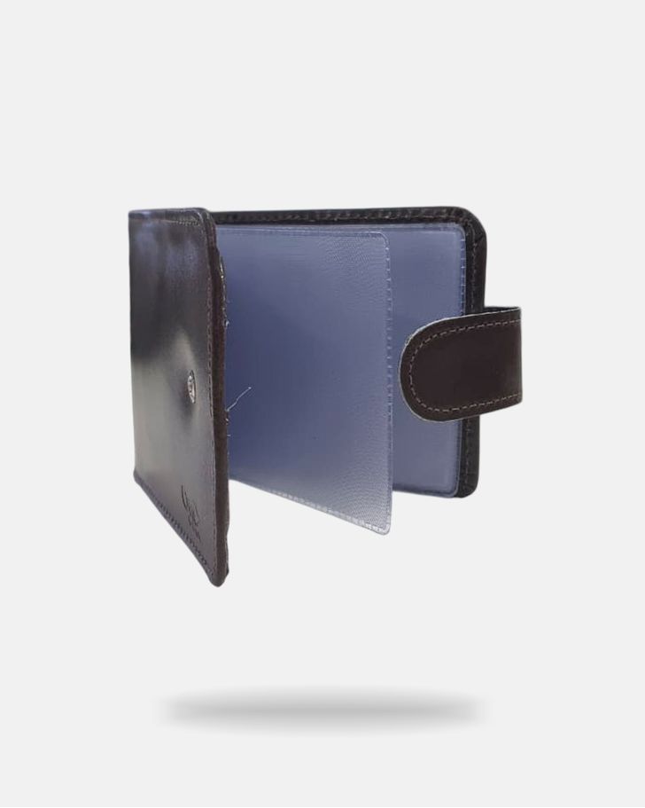 Carteira Masculina De Couro - Marrom