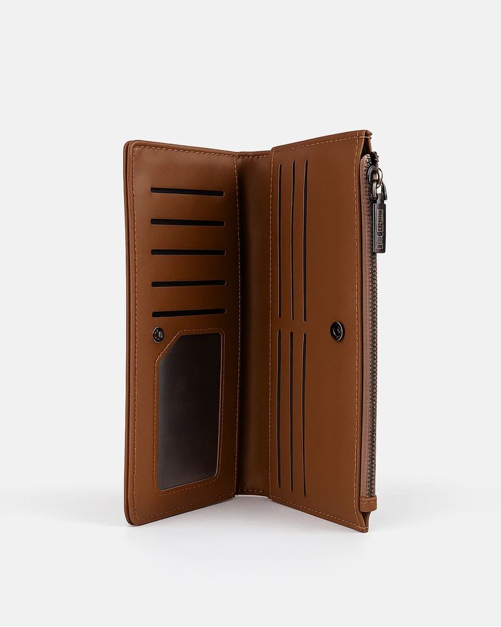 Carteira Slim Leticia - Marrons 