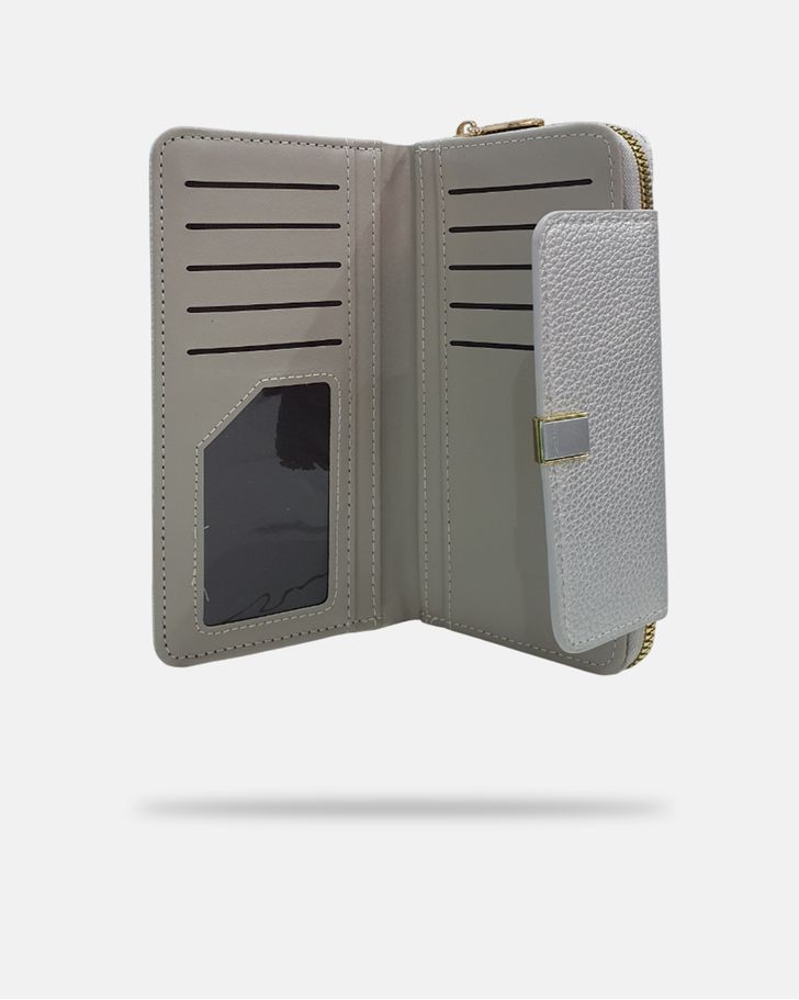 Carteira Longa Jade - Prata