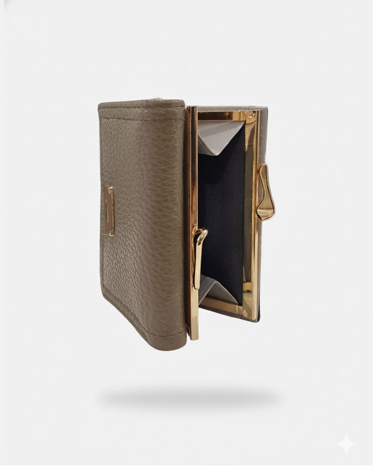 Carteira Compacta Jade - Apricot